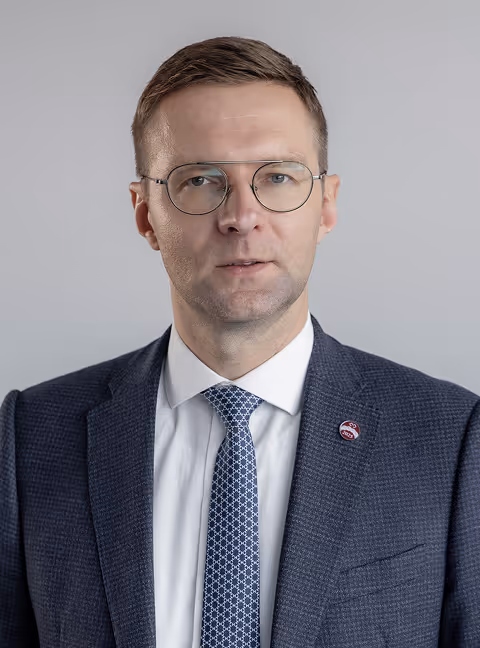 Photo of Karlis Maulics, co-founder of Powerlynk company.