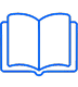 Icona libro aperto per corsi di inglese online flessibili per dipendenti e collaboratori