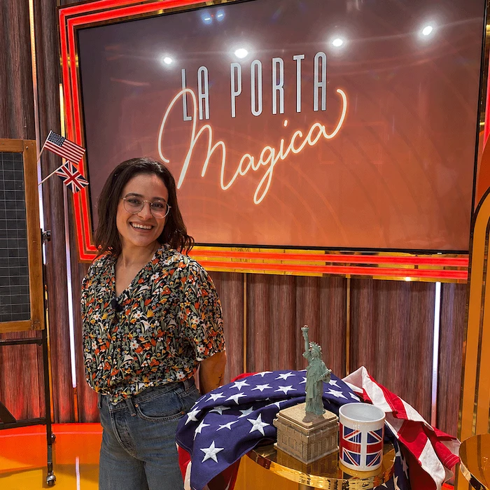 Norma ospite del programma televisivo La Porta Magica