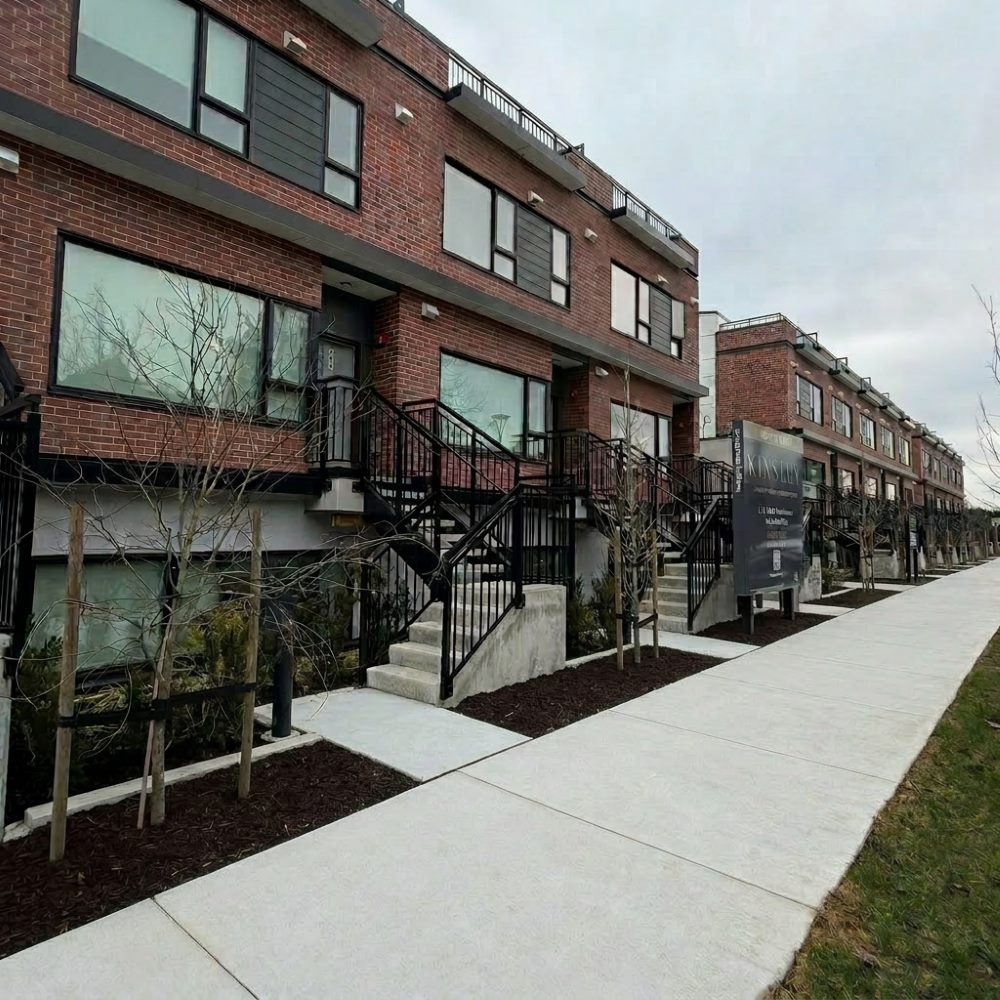 Post construction cleaning on a a strata building