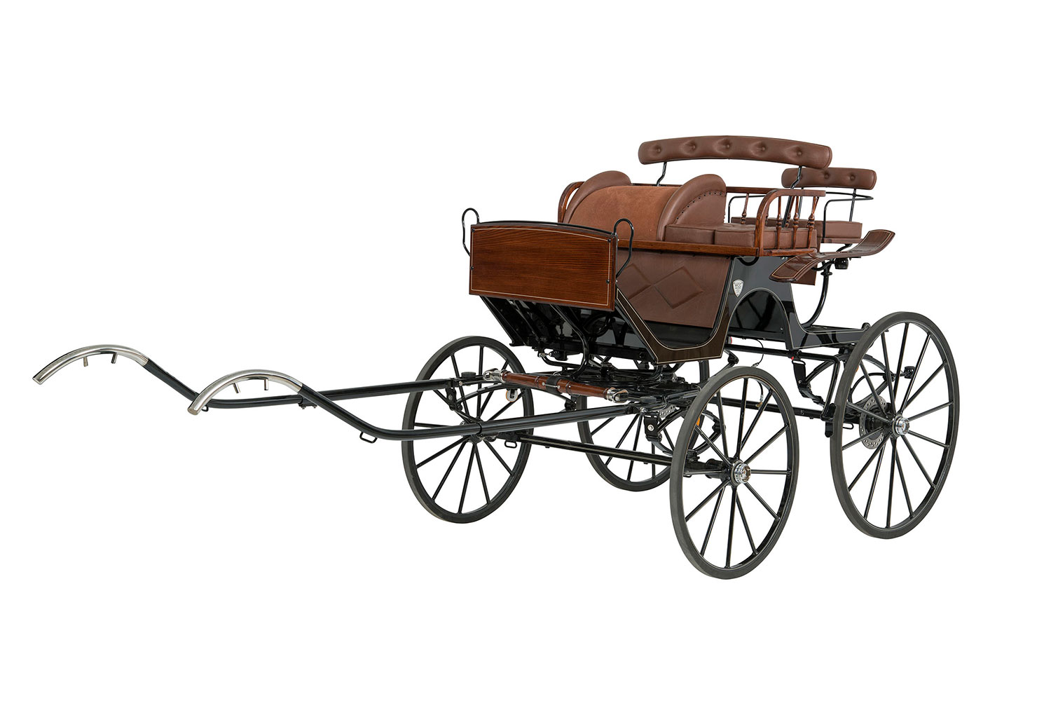 Deluxe Spindle Seat Horse Carriage