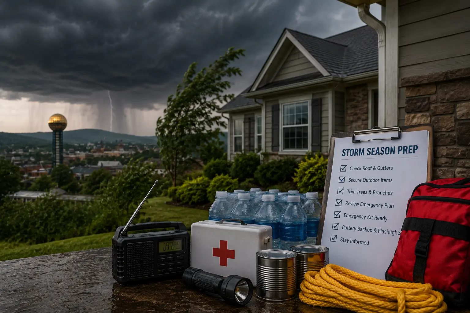 East Tennessee Storm Season Prep for Knoxville Homeowners