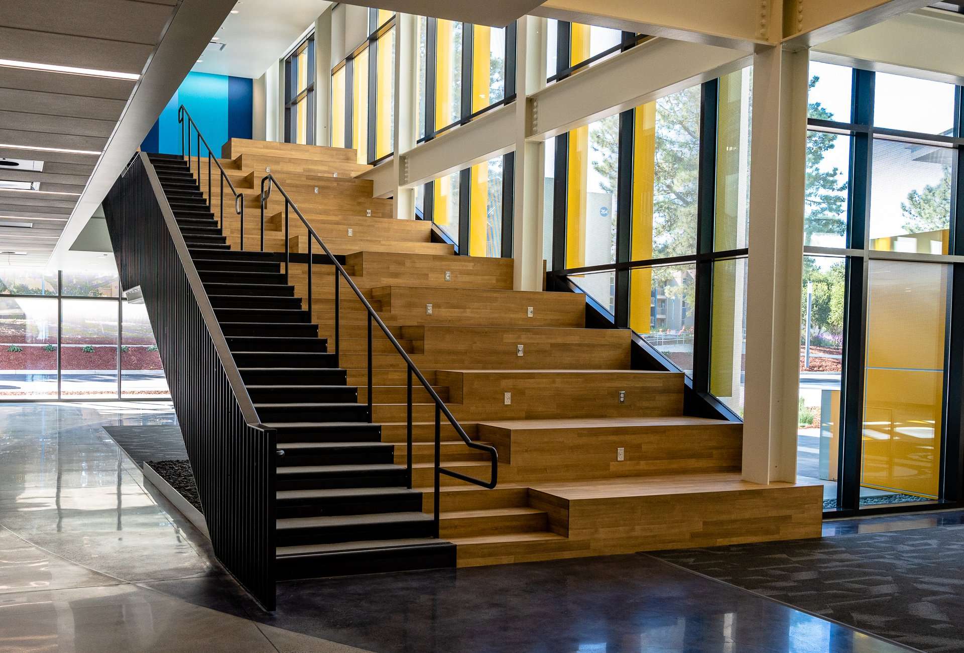 Küberit stair nosing at the CSU Monterey Bay Student Union
