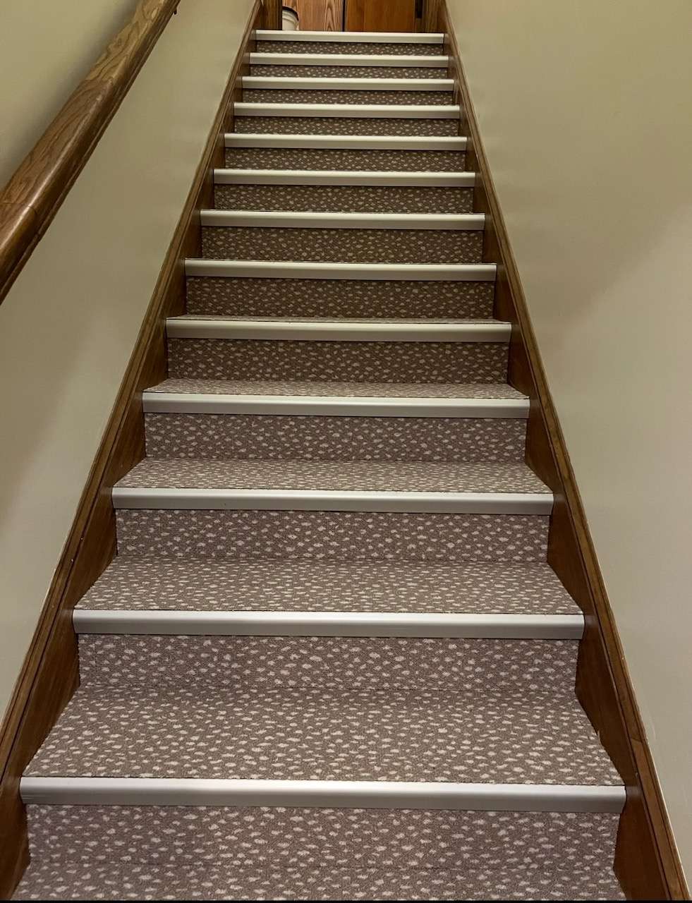 Küberit stair nosing on an LA Hollar staircase