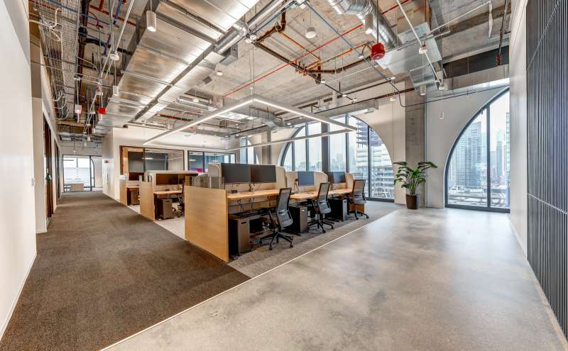 Küberit profile installation, recent project photo