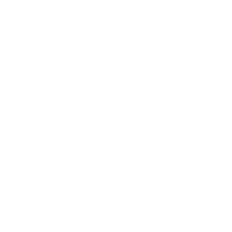 Fettes weißes Schließen-Symbol auf schwarzem Hintergrund.