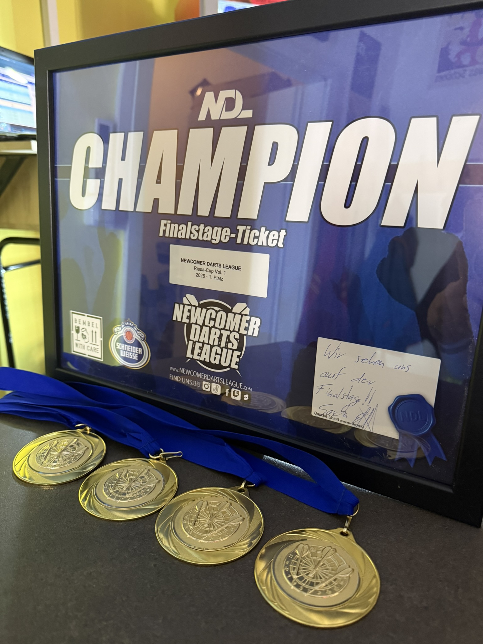 es ging um ein Ticket nach Frankfurt