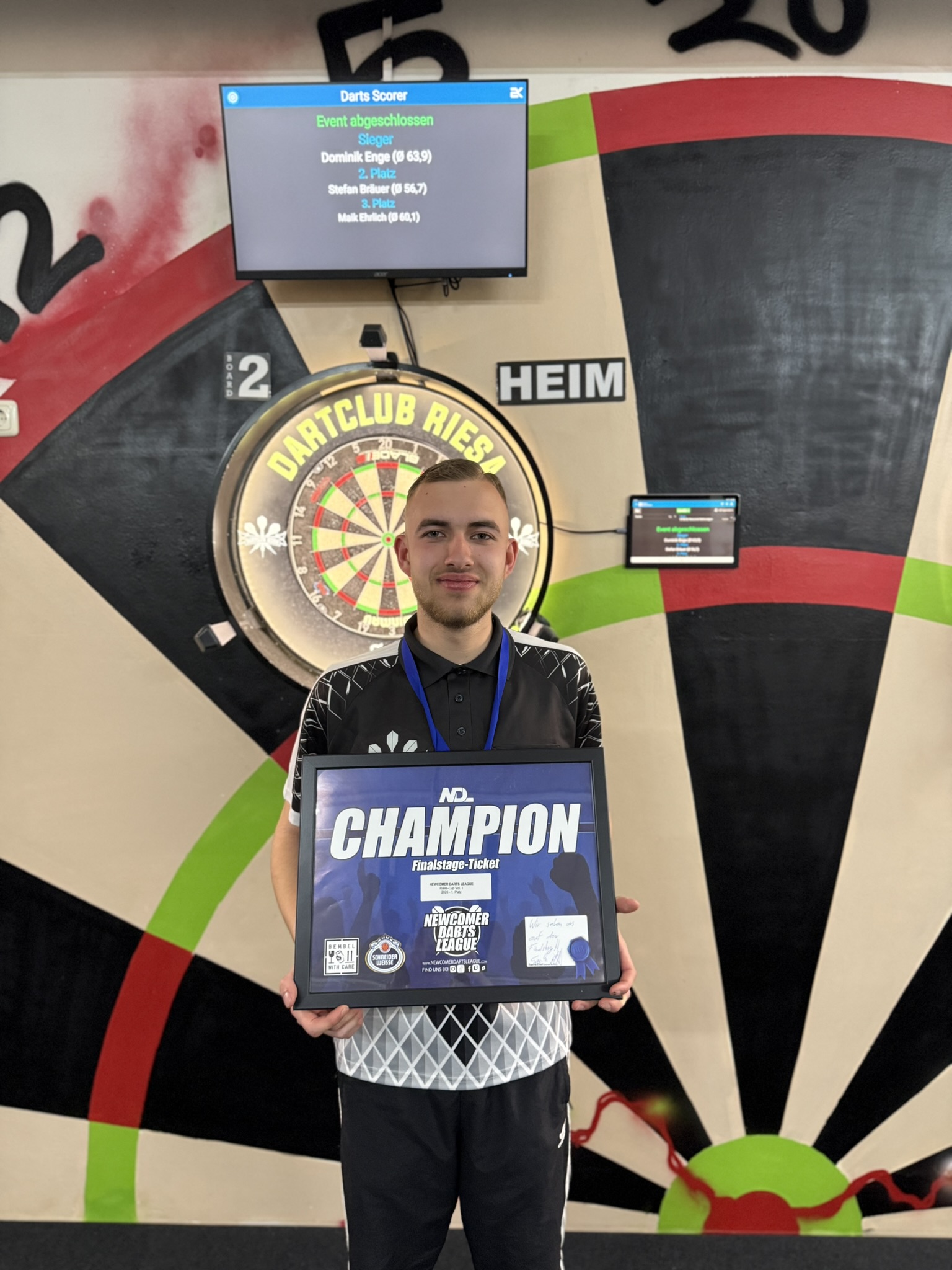 Glückwunsch Dominik