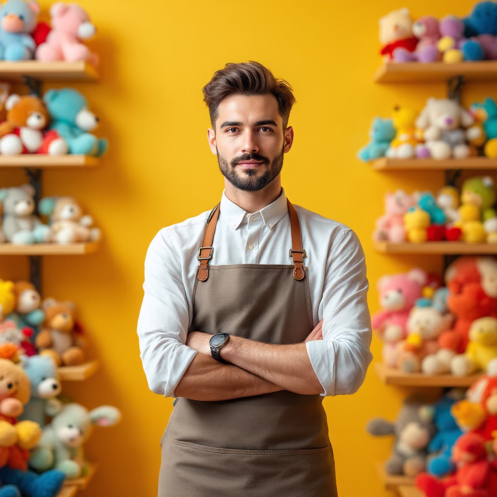 [team] image of store owner or staff (for a toys & game store)
