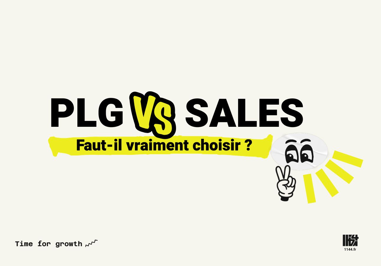 Product-Led Growth ou Sales : quel modèle d'acquisition B2B