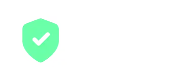 Green shield with white checkmark icon symbolizing security, protection, or verified status