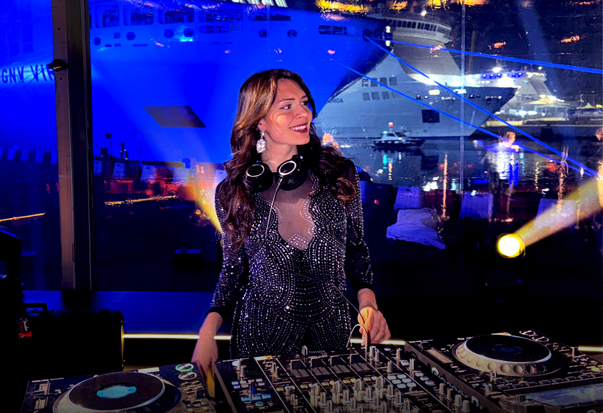 image of musician at a music festival