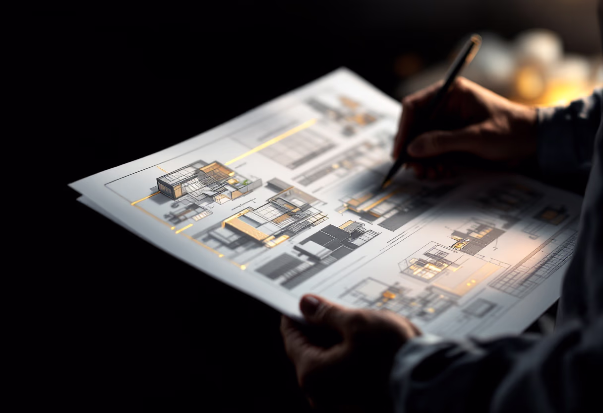 image of ongoing project (for a general contractor)