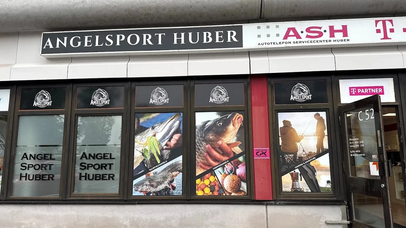 Angelshop Laden von aussen in Regensburg Gewerbepark