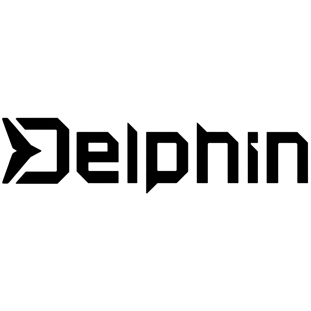 Delphin Logo Marke Angeln