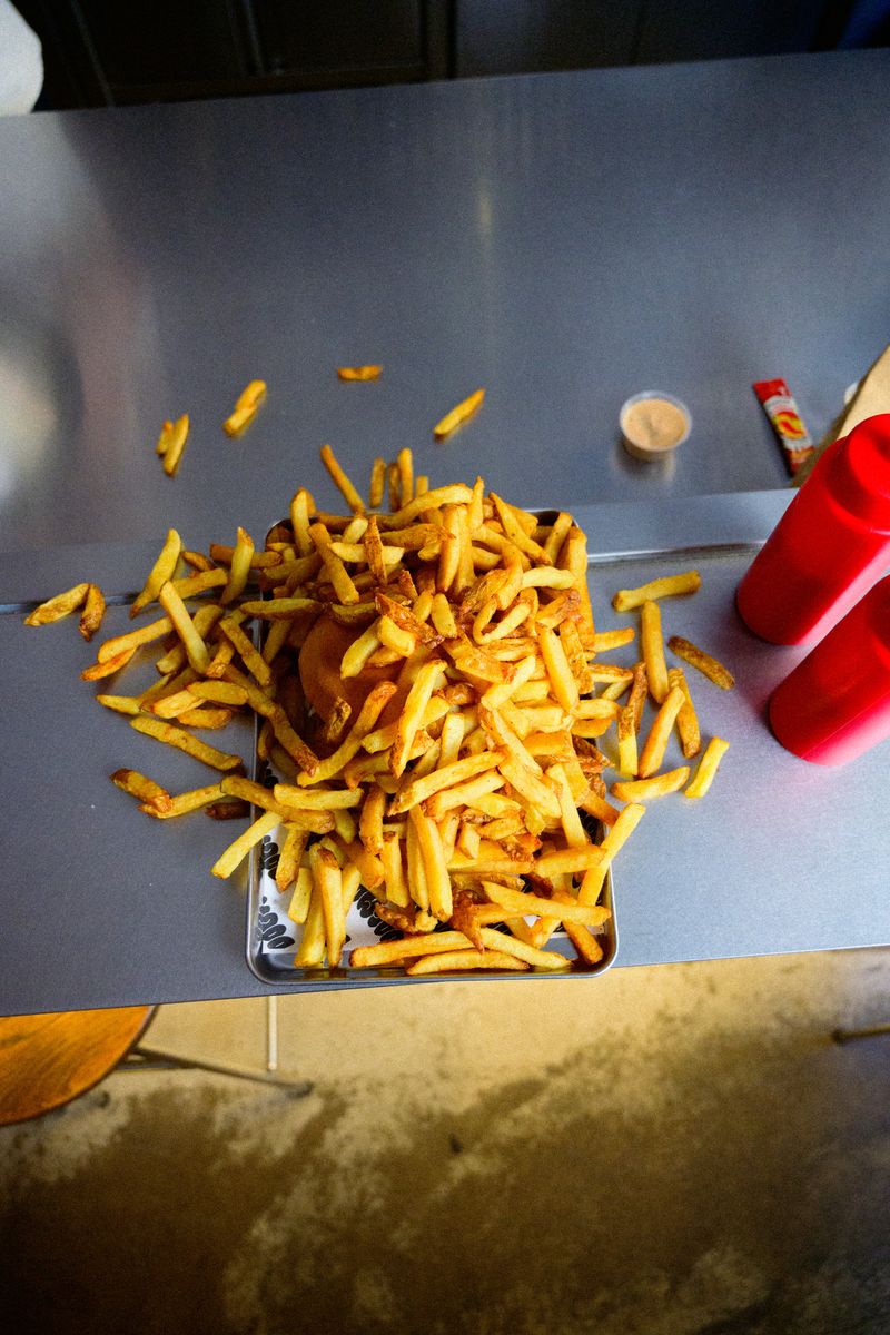 A restaurant food photograph used in a mobile-first hospitality website