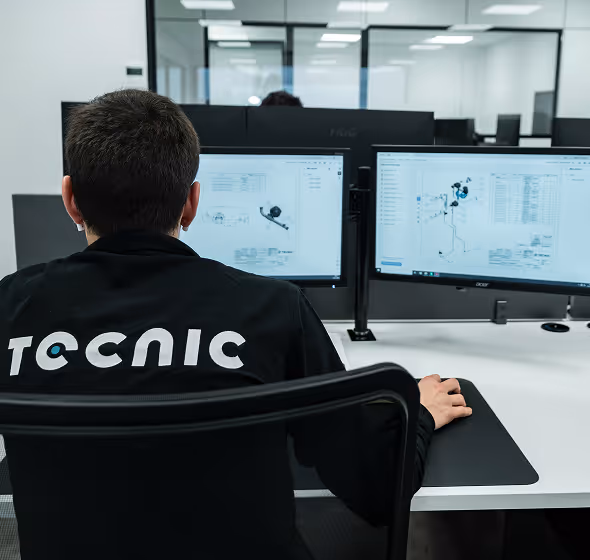 Pixelated digital art of a person with short hair covering their face with one hand, surrounded by a glowing elliptical ring of particles on a green background.