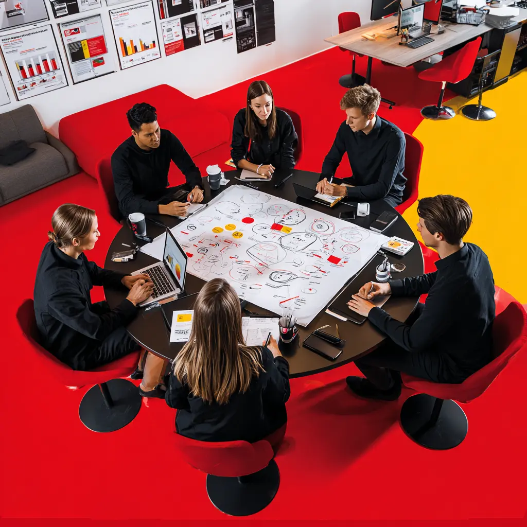 image of collaborative meeting (for a consulting firm)