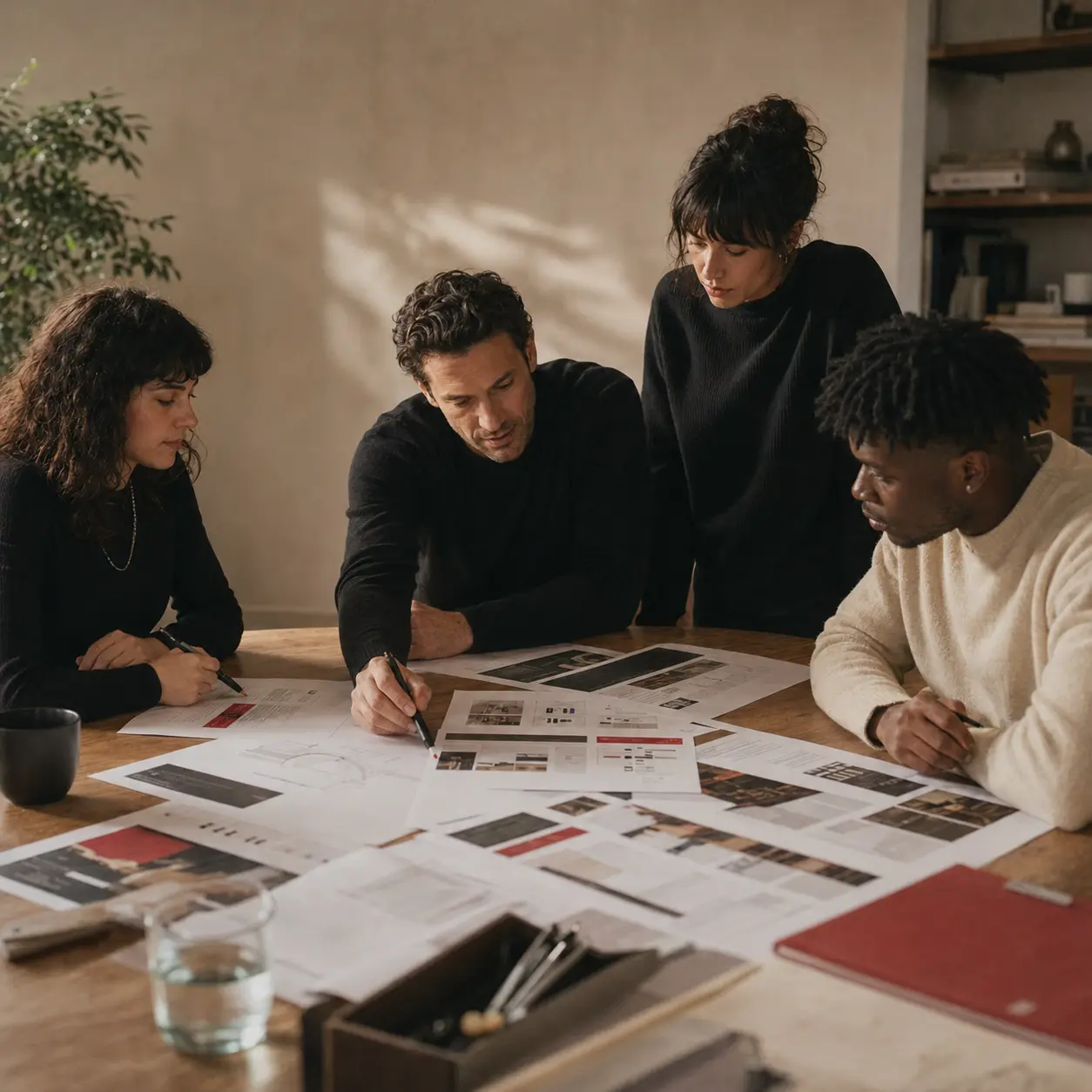 Agency and client team improving landing-page, email, search and conversion materials together.