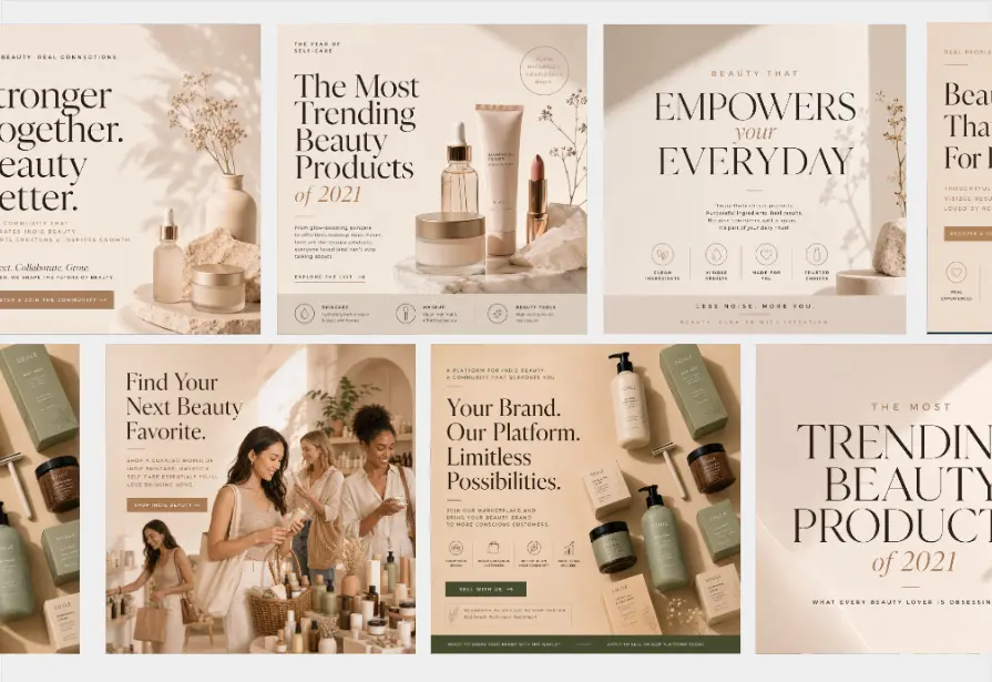 Adsthetics advertising case study: B2B Beauty Marketplace