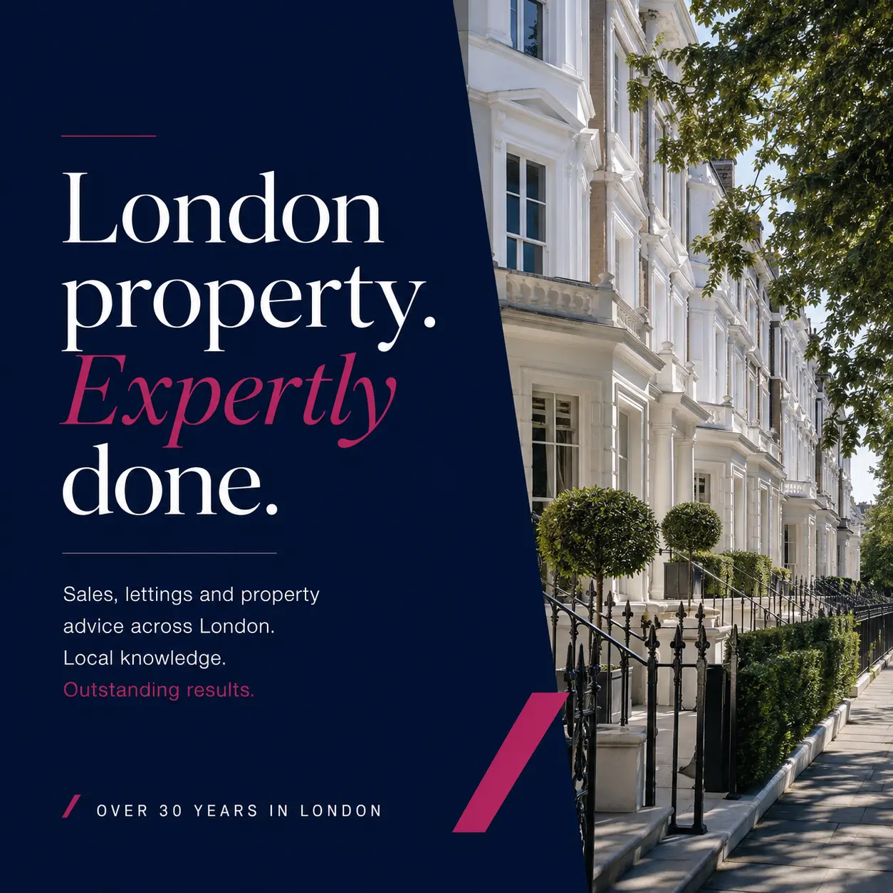 London real estate advertising case study