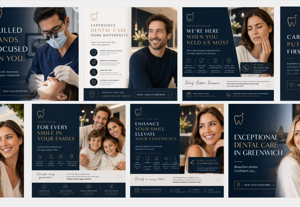 Adsthetics advertising case study: Dental Clinic Group