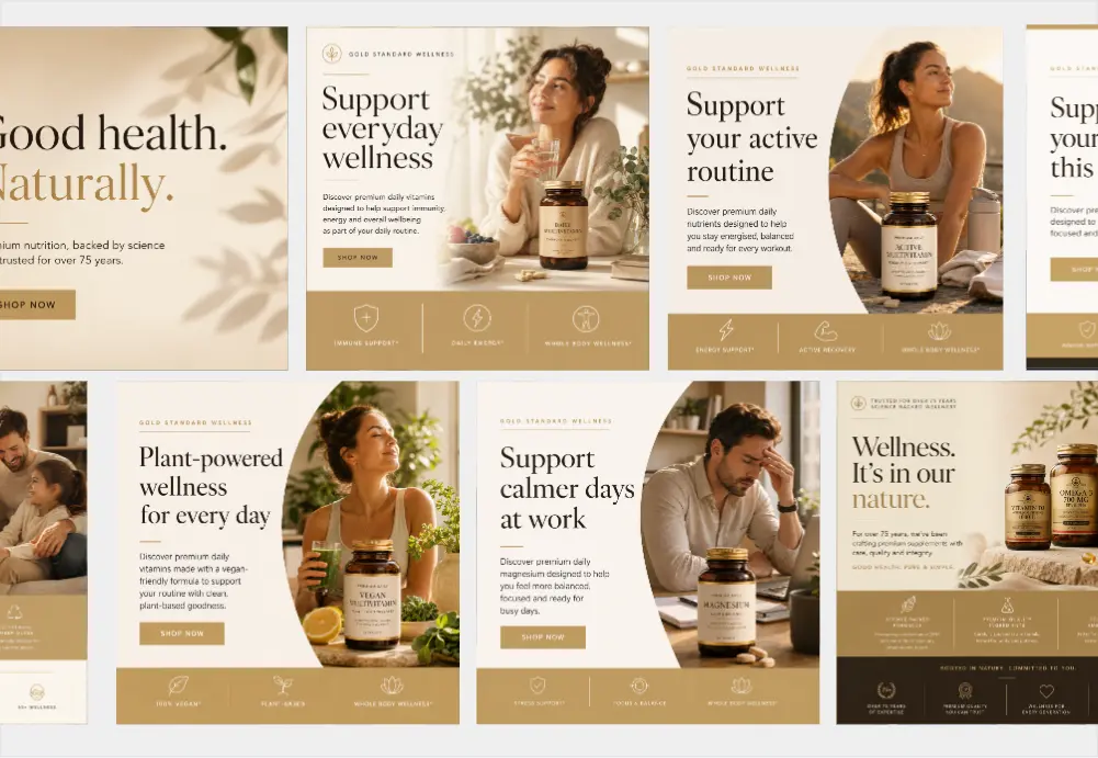 Global supplements ecommerce advertising case study