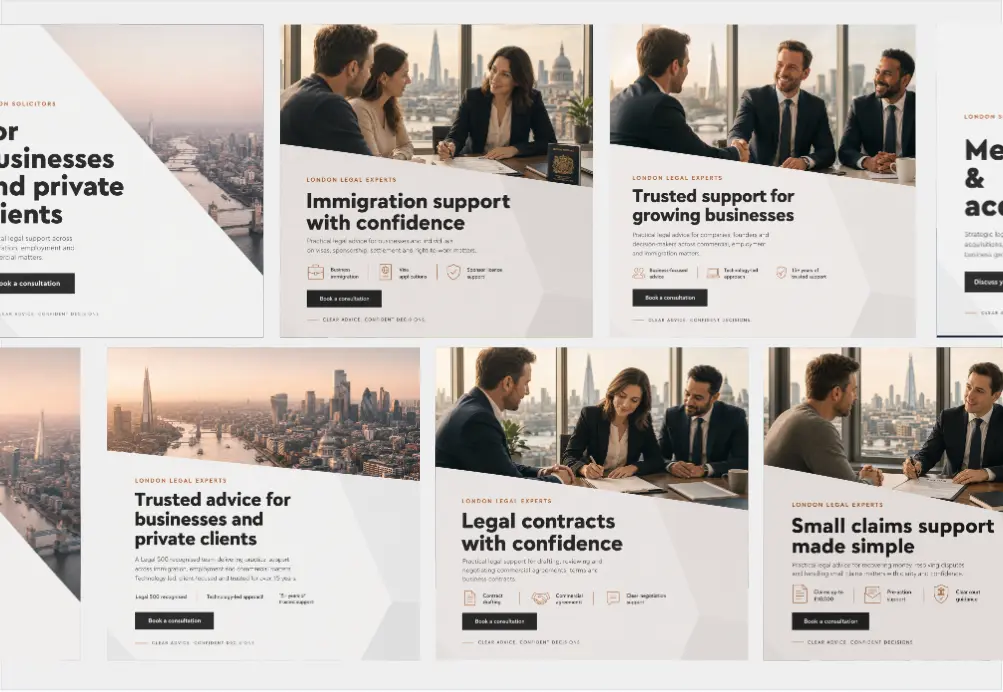 UK law firm advertising case study