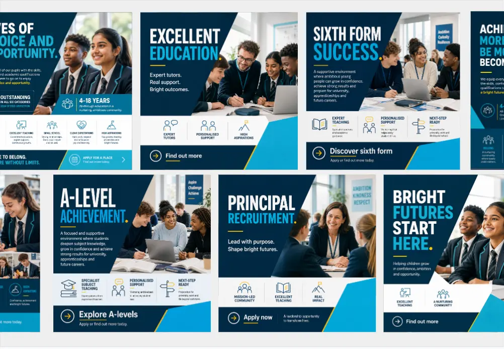 London school admissions, recruitment and student enrolment advertising case study