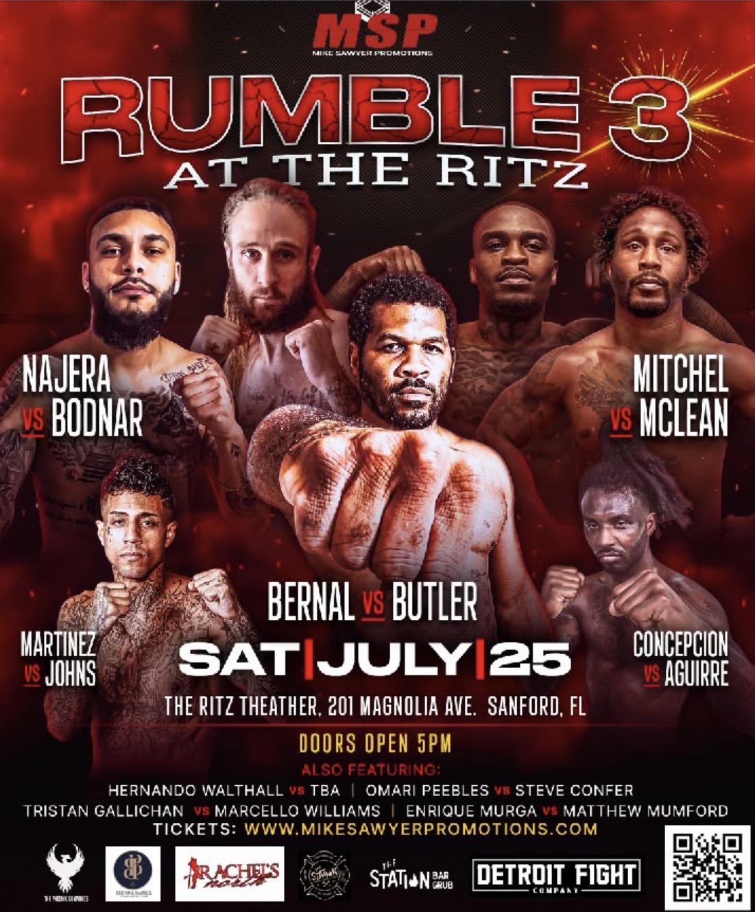 Havoc at the Hilton 3 Main Poster Presented By Mike Sawyer Promotions