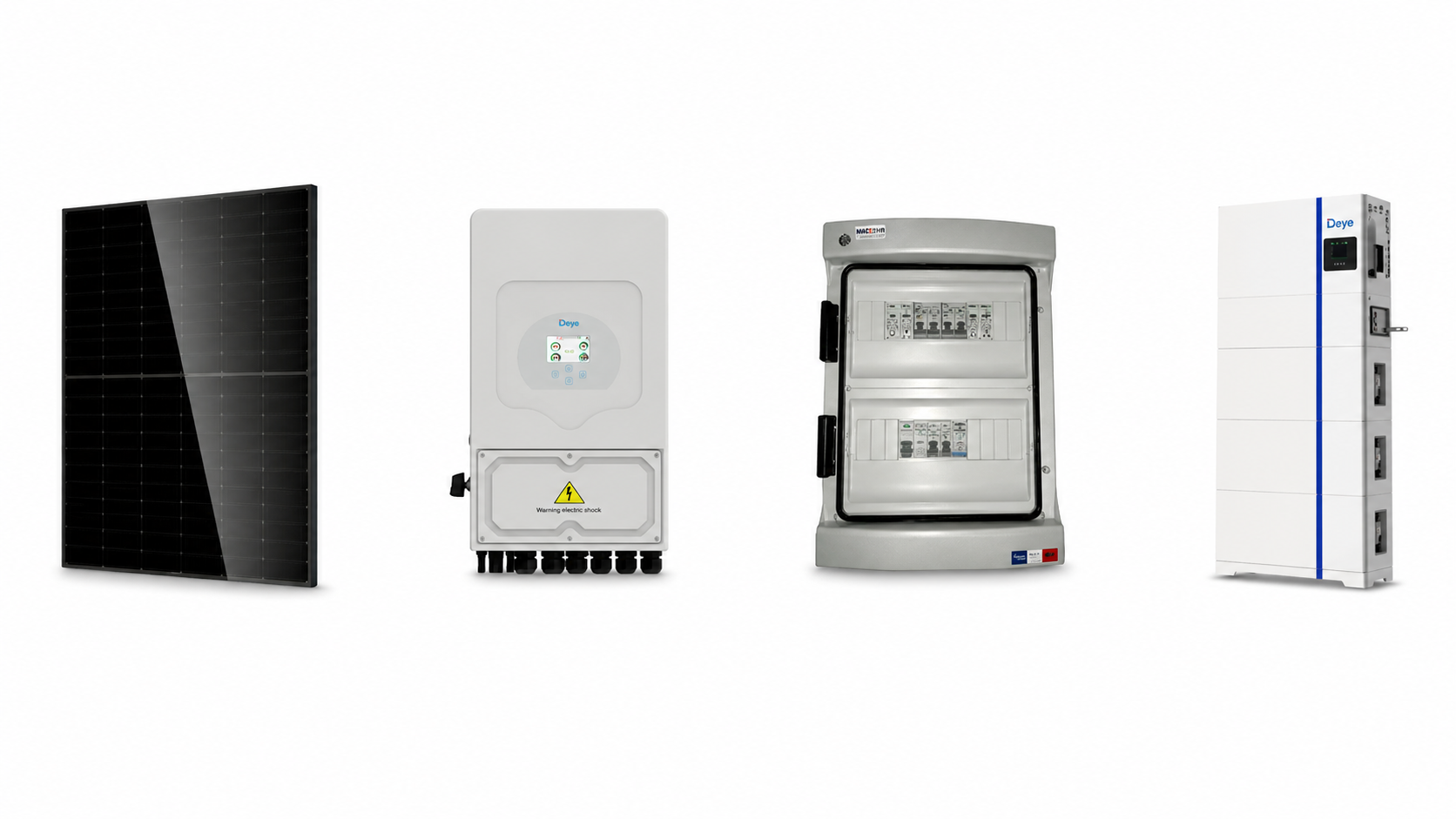 Kit 1 — 3 kWc + 5 kWh