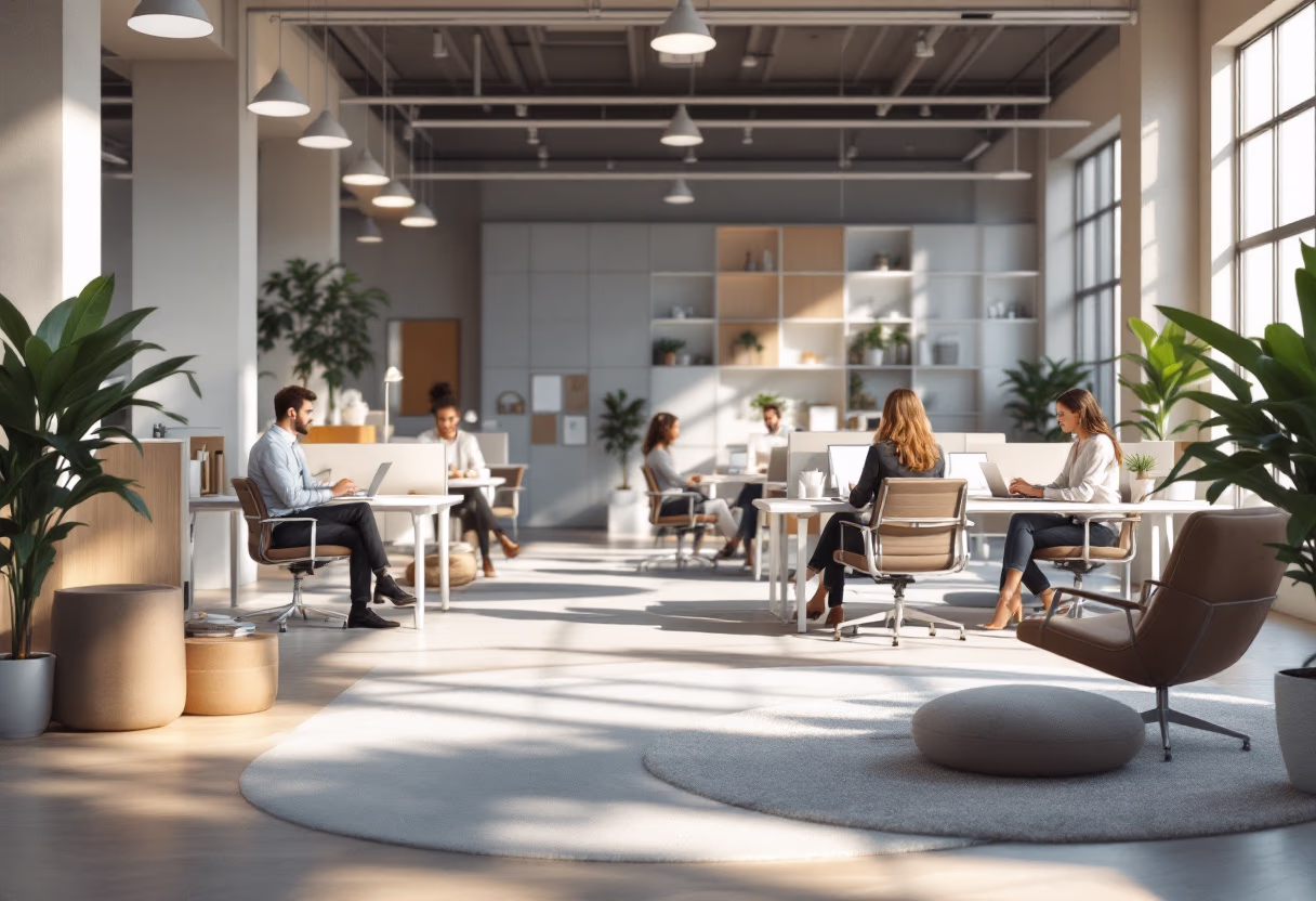 [background image] image of business professionals in a meeting (for an insurance agency & company)