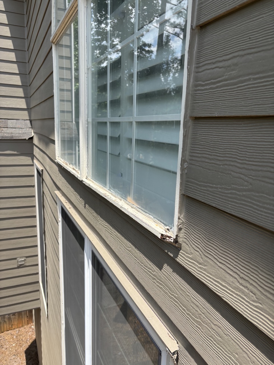 Aging windowsill
