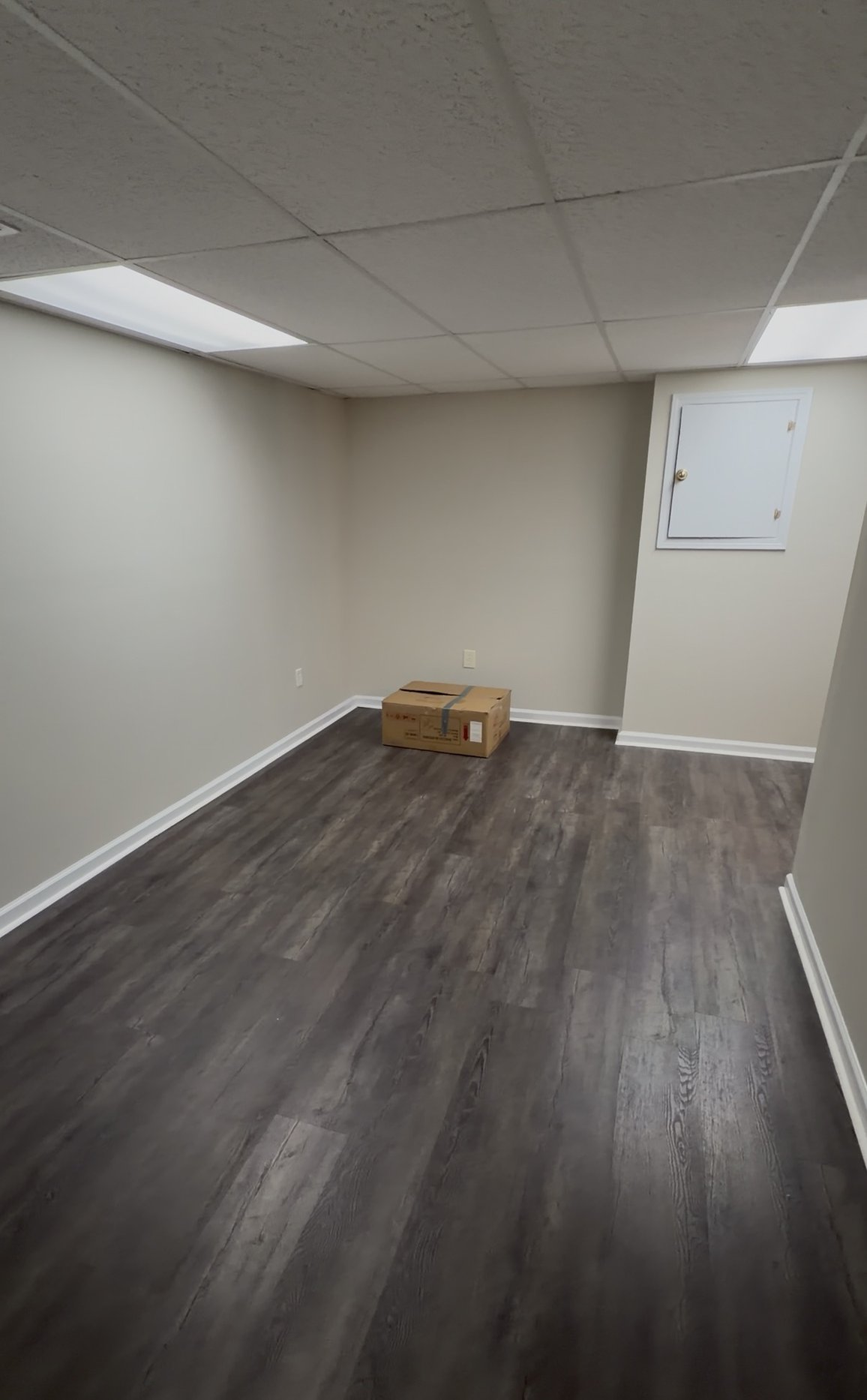 The room today, back wall and nook