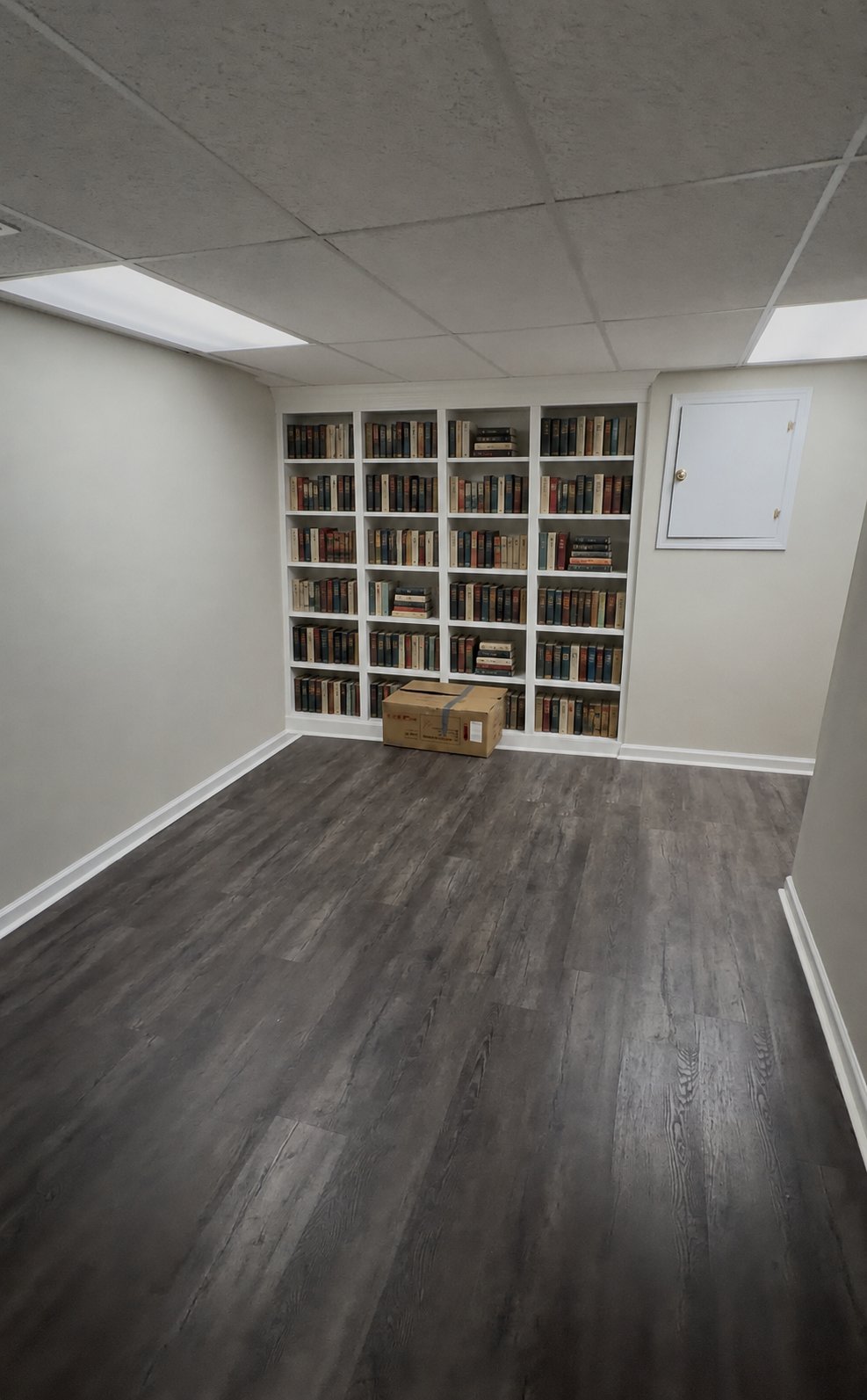 Rendering of the nook bookcase