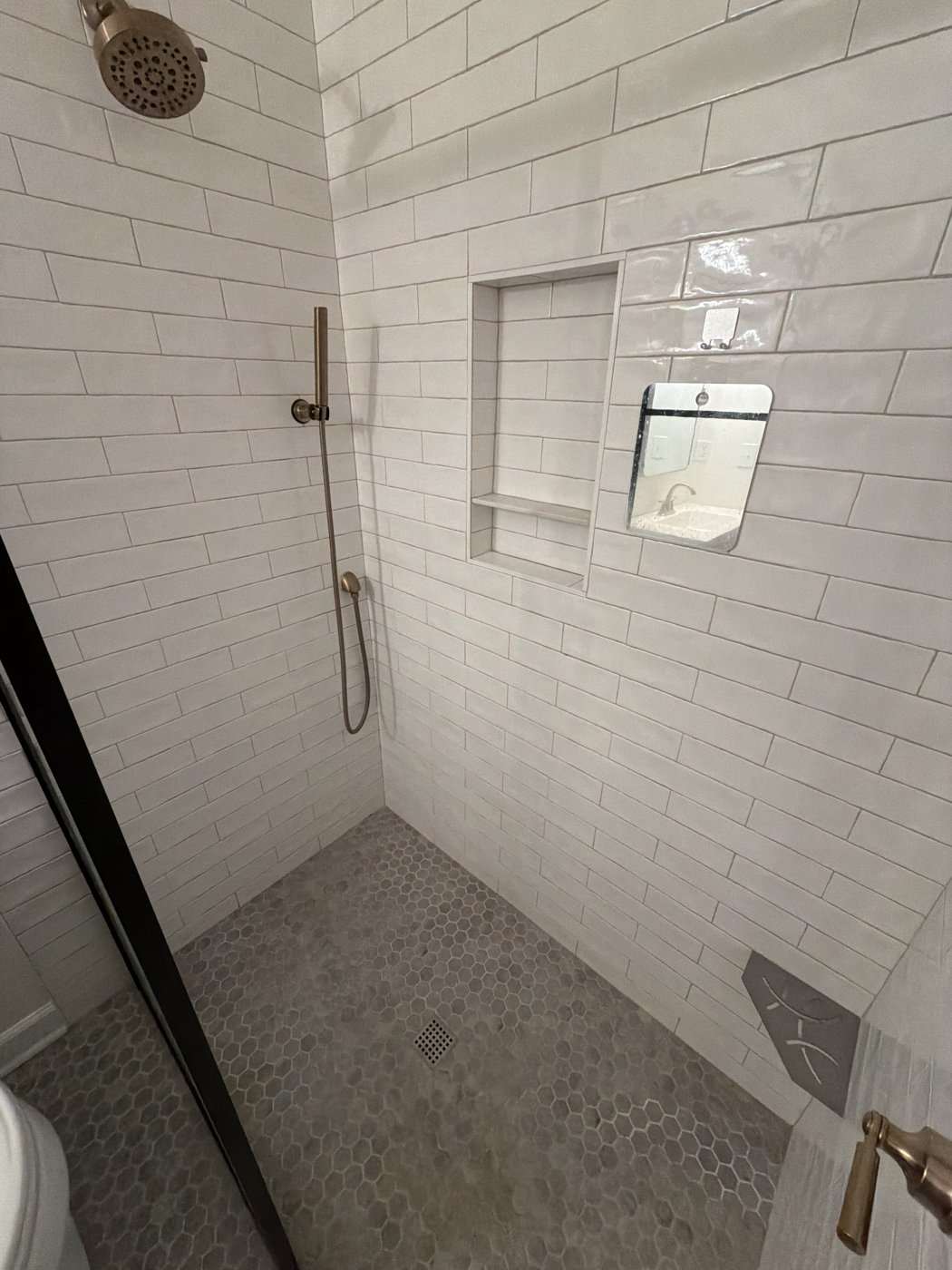 Bath 2 tiled shower