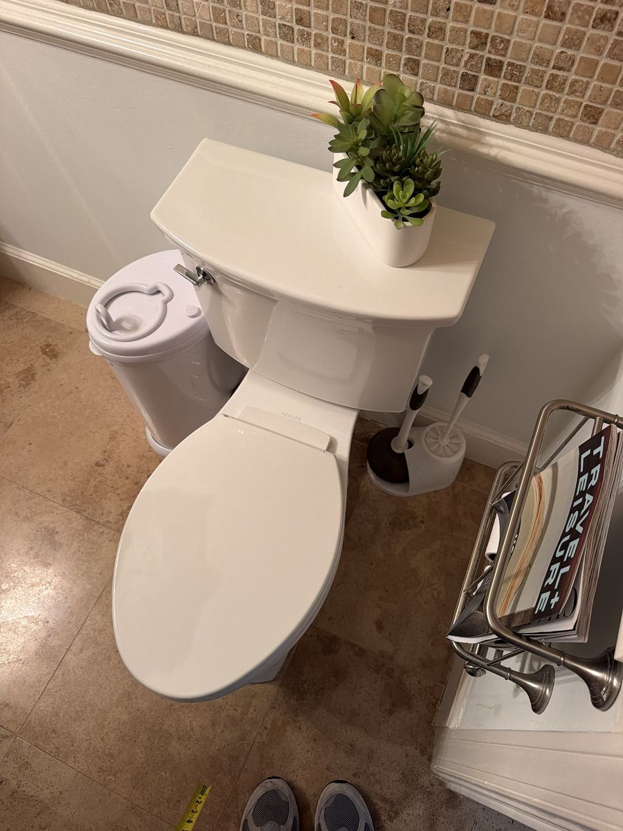 Guest bath toilet