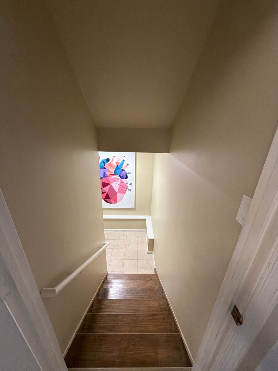 Basement stairwell