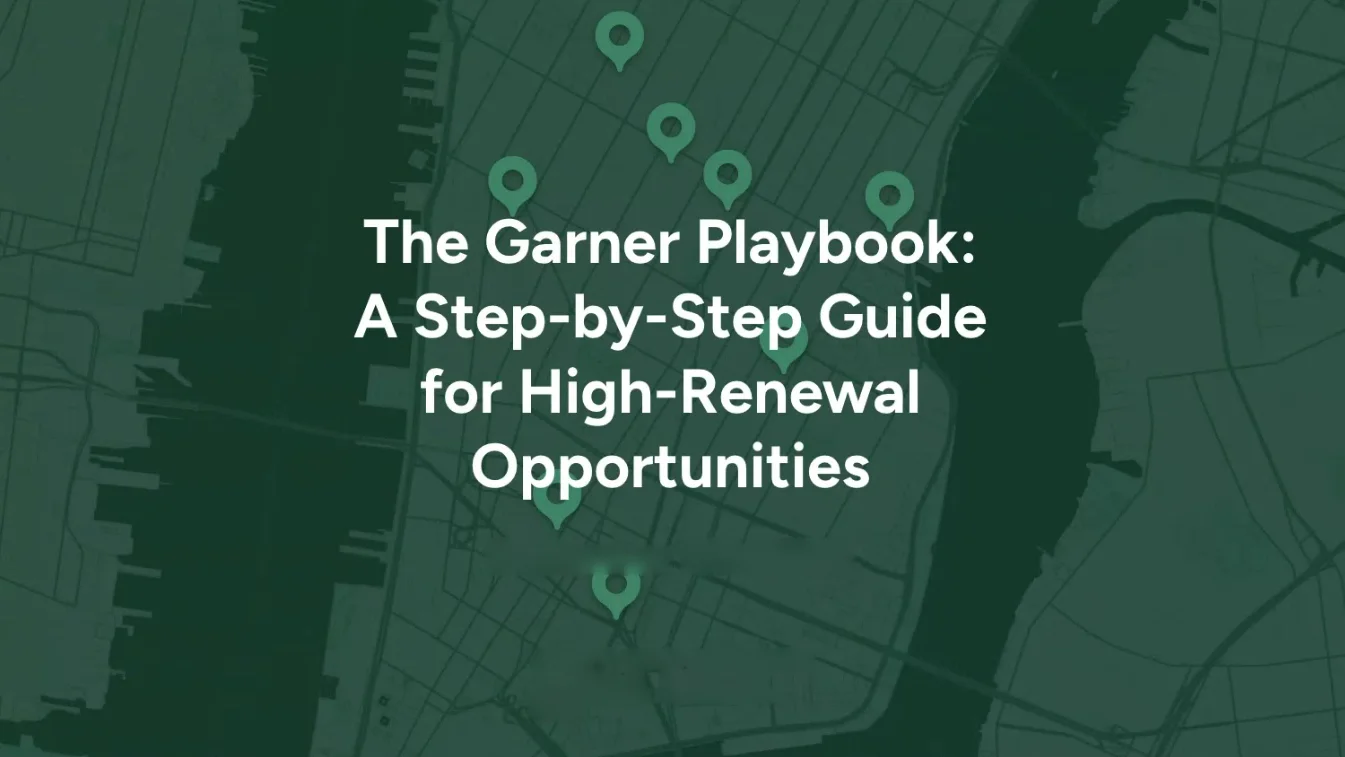 Featured image for webinar: The Garner Playbook, a step-by-step guide for solving high renewals