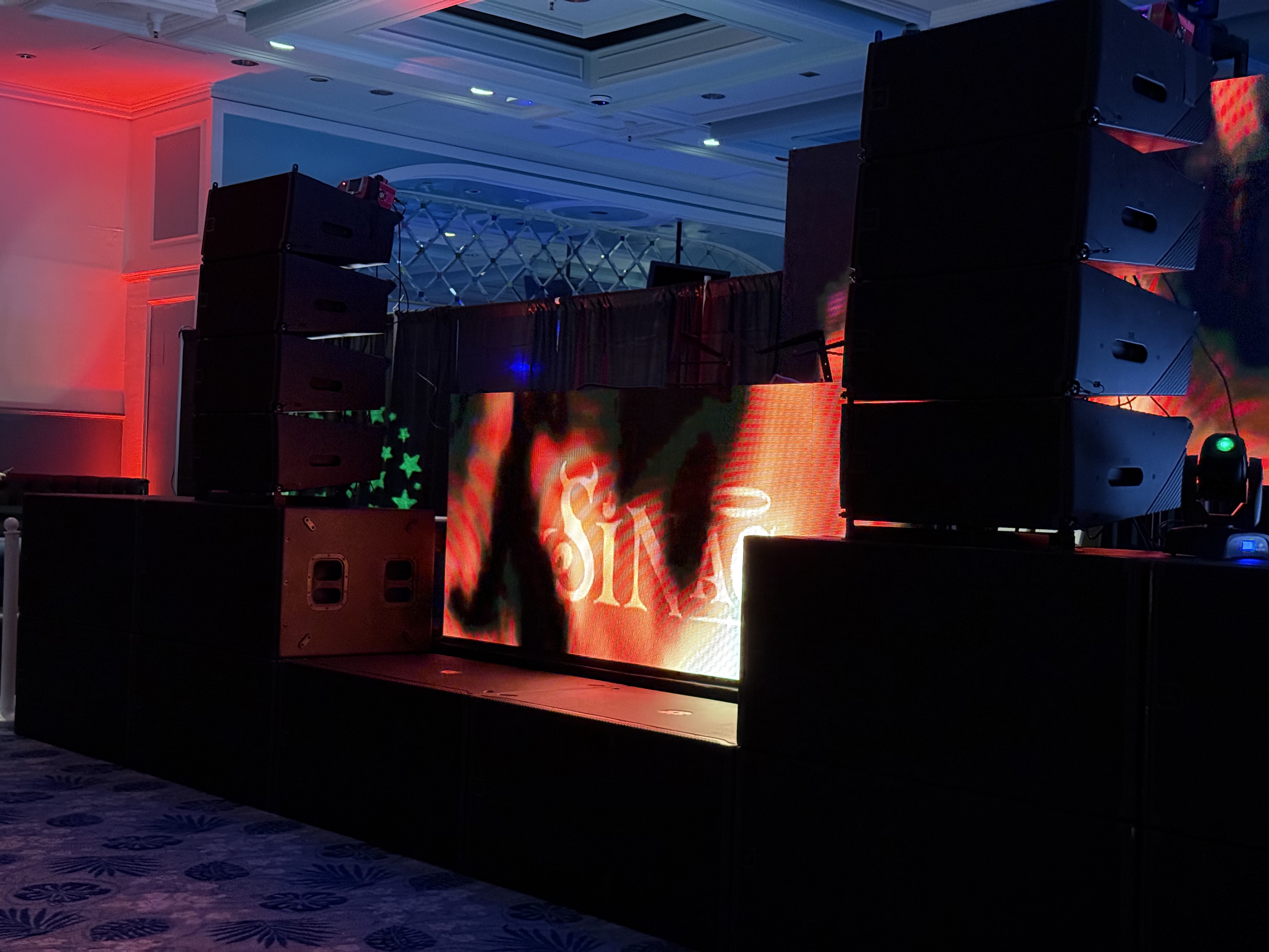 Concert lighting and sound system