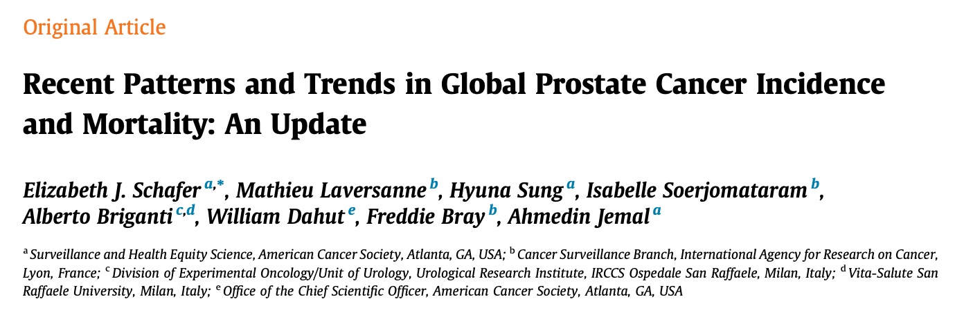 Patrones y tendencias en la incidencia mundial de Cáncer de Próstata.