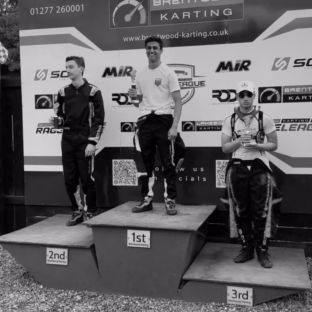 Dillon on podium