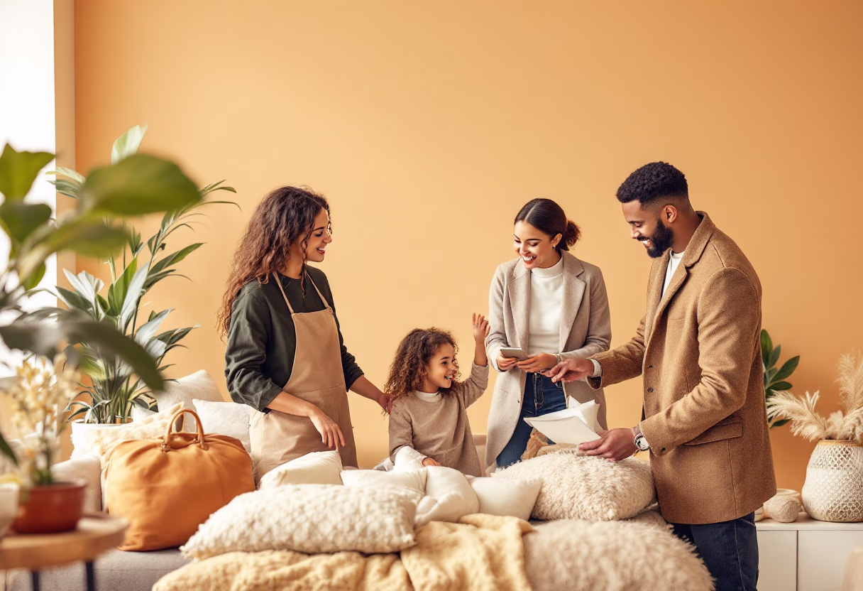 image of store helping customers (for a home goods store)