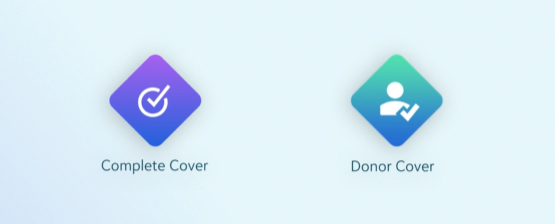 Side-by-side comparison of legacy Blackbaud checkout versus best-in-class donation flows showing gap in UX quality