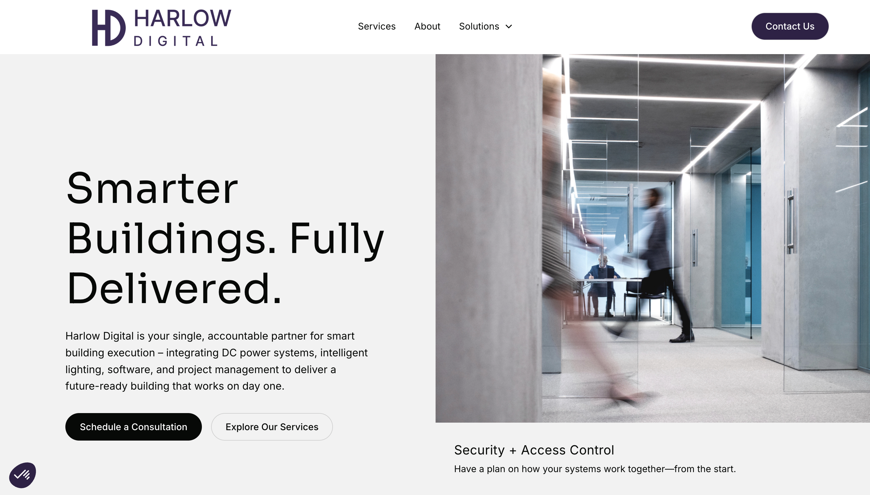Harlow Digital Webflow website screenshot