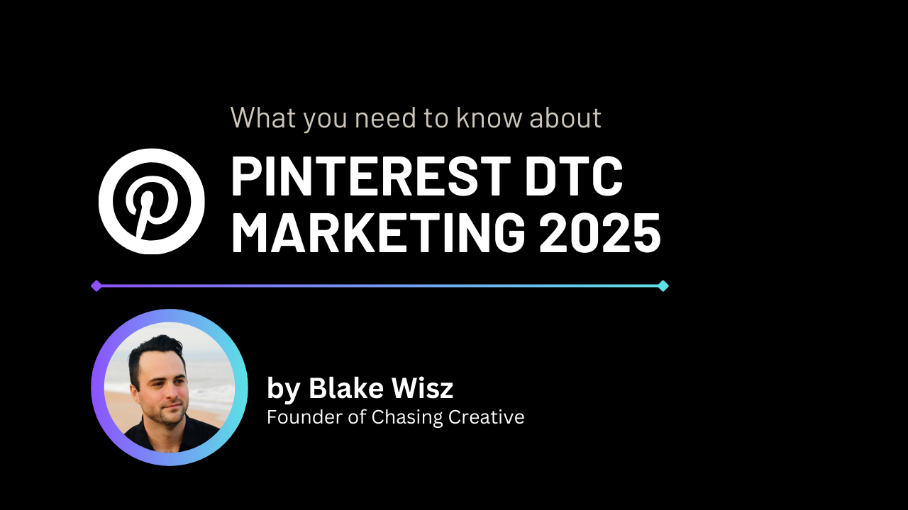 Pinterest DTC marketing video thumbnail