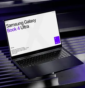 Mockup shot of a website