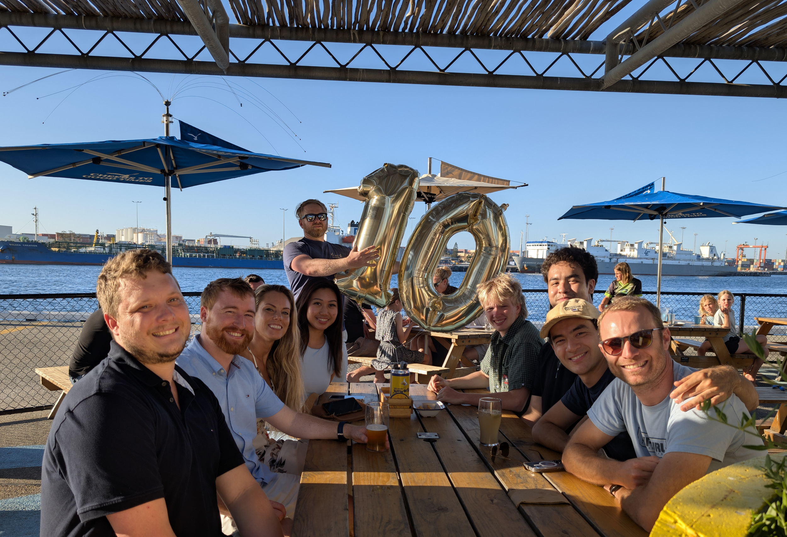 image of agricultural technology usage in a field at night