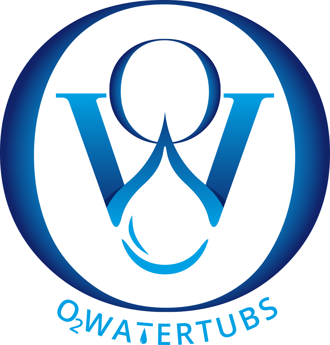 O2 Water Tubs Logo