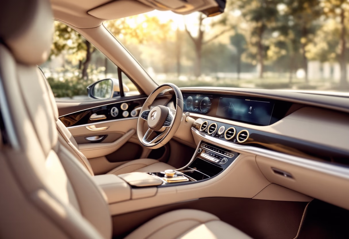 vehicle interior (for an auto dealership)